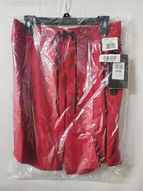 Spyder Men’s Board Shorts Swim Trunks Red Quick Dry Drawstring Size Medium NWT